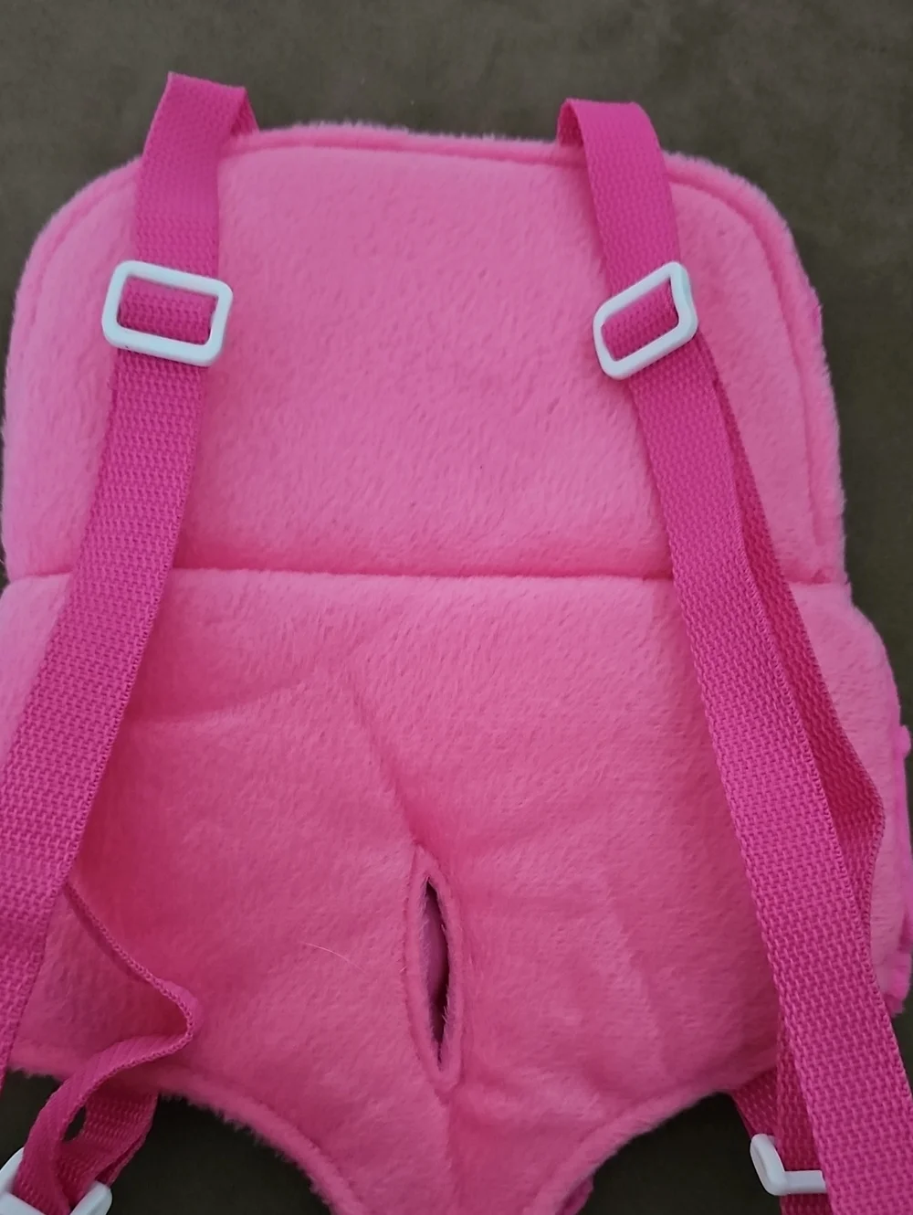 Build A Bear Pink Plush Backpack Carrier